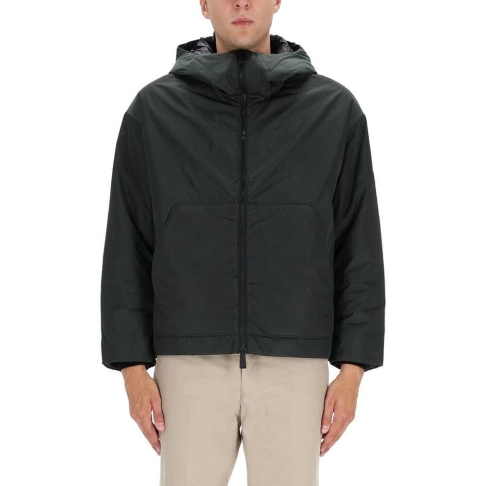 PREMIATA Hooded Zip-Up Jacket Men GREEN Outerwear
